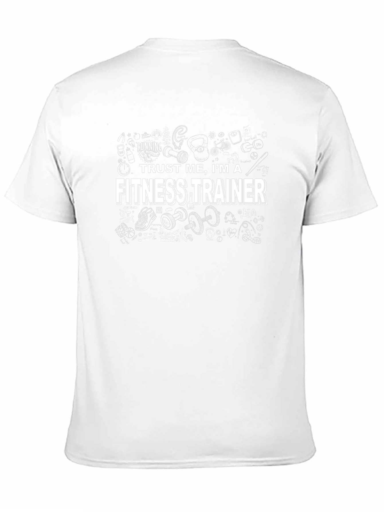 Trust Me Im a Fitness Trainer Black T-Shirt
