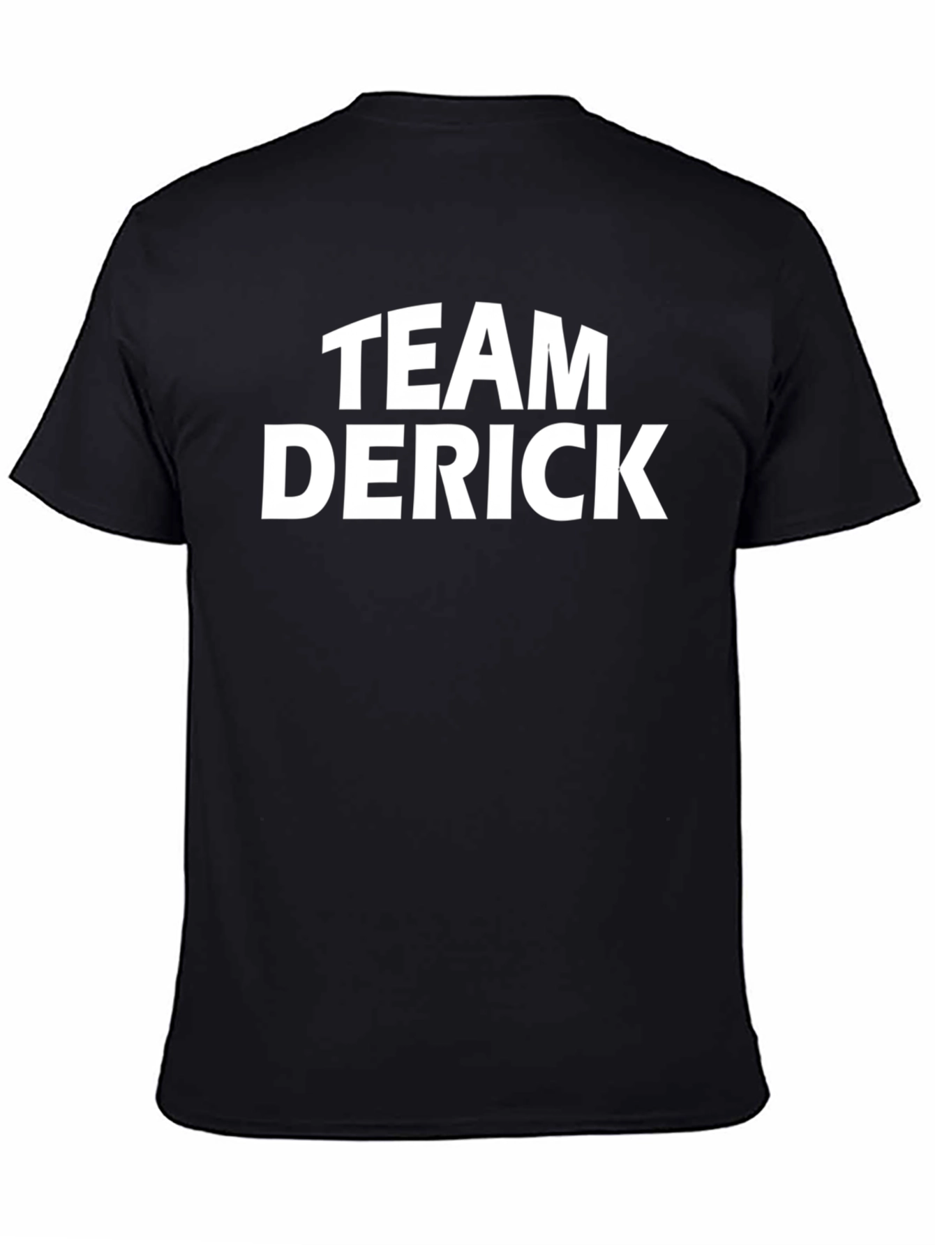 Team Derick Crew Neck T-Shirt - Black