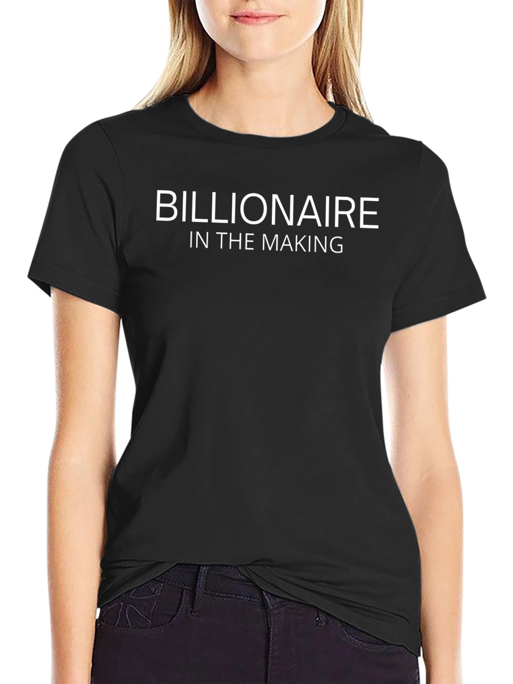 Billionaire in the Making Black T-Shirt