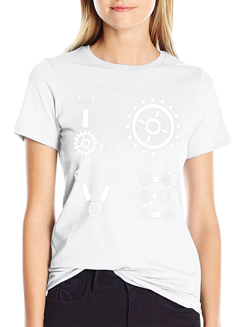Steampunk Love Gear Graphic T-Shirt