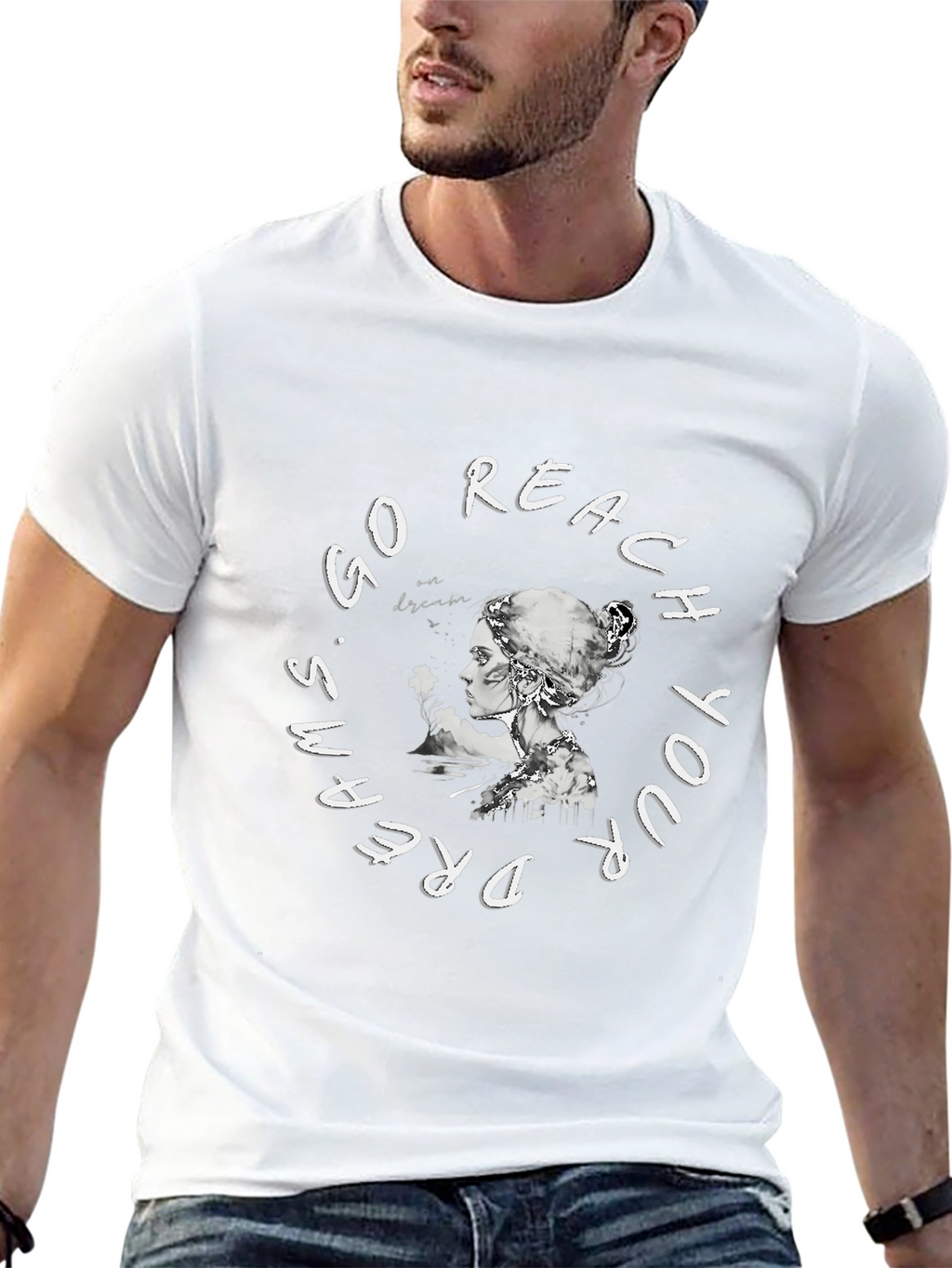 Reach Your Dreams Black T-Shirt