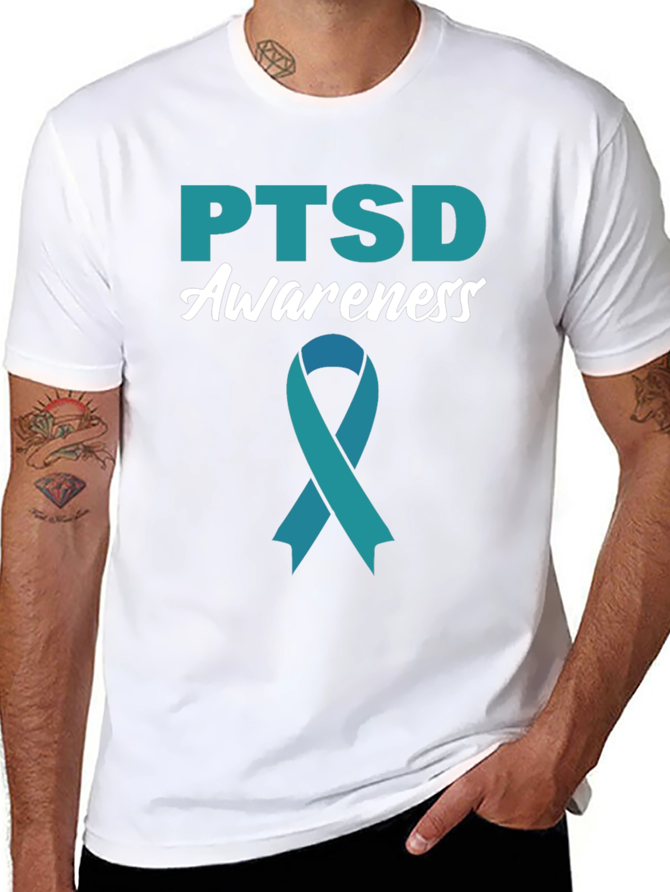 PTSD Awareness Ribbon Tee