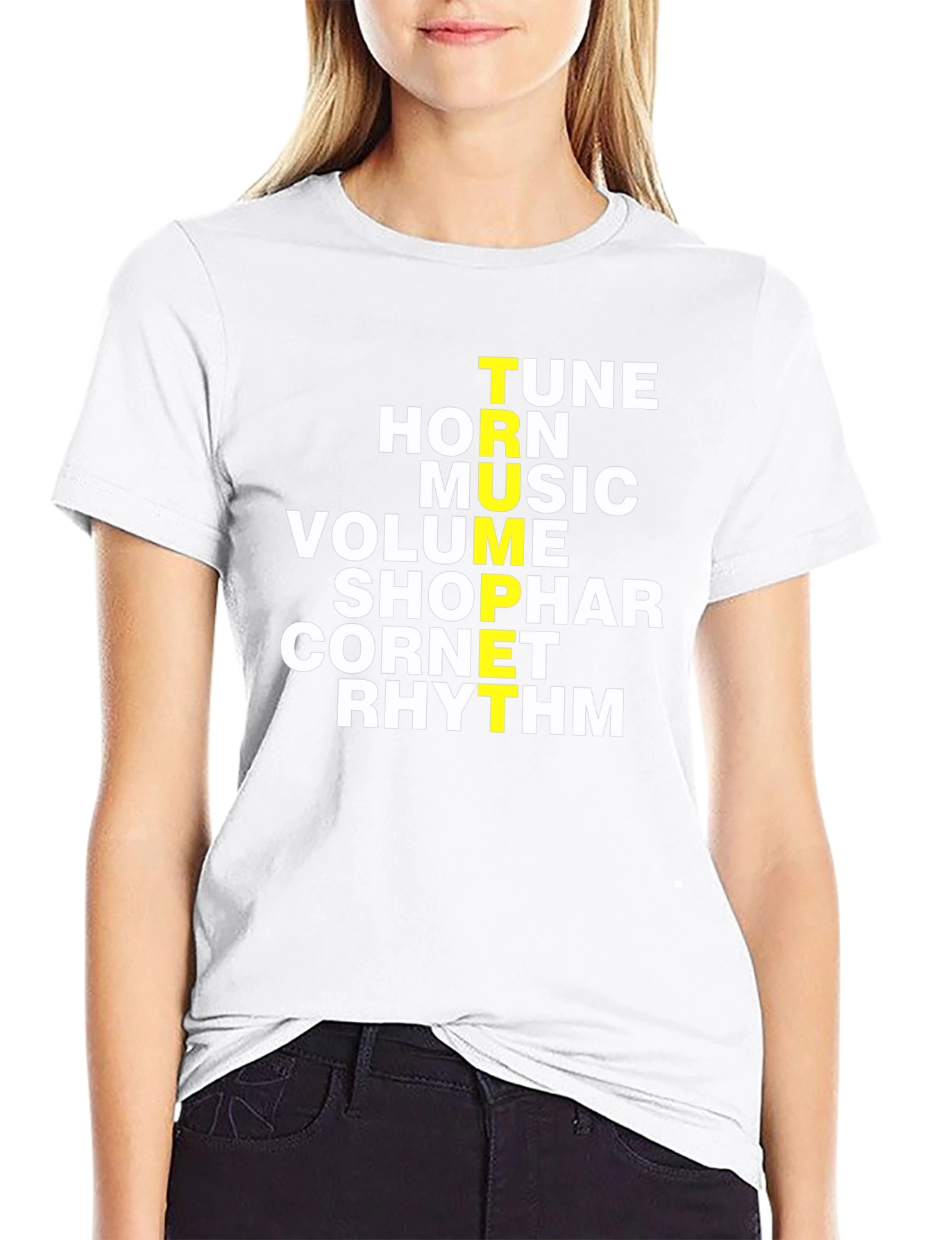 Musical Acrostic T-Shirt - Tune Horn Music and More!