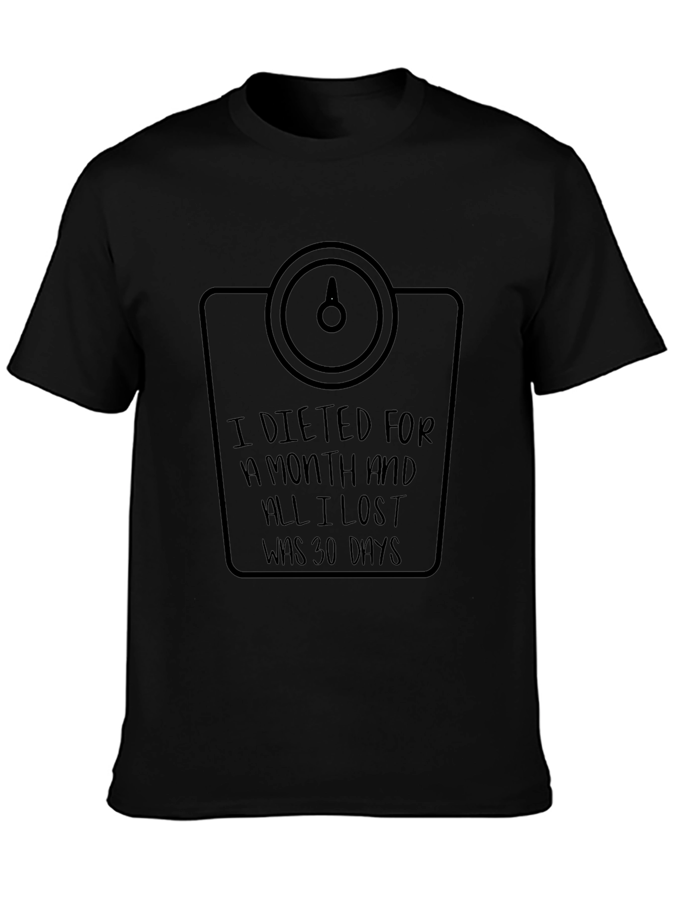 Dieted for a Month Graphic T-Shirt