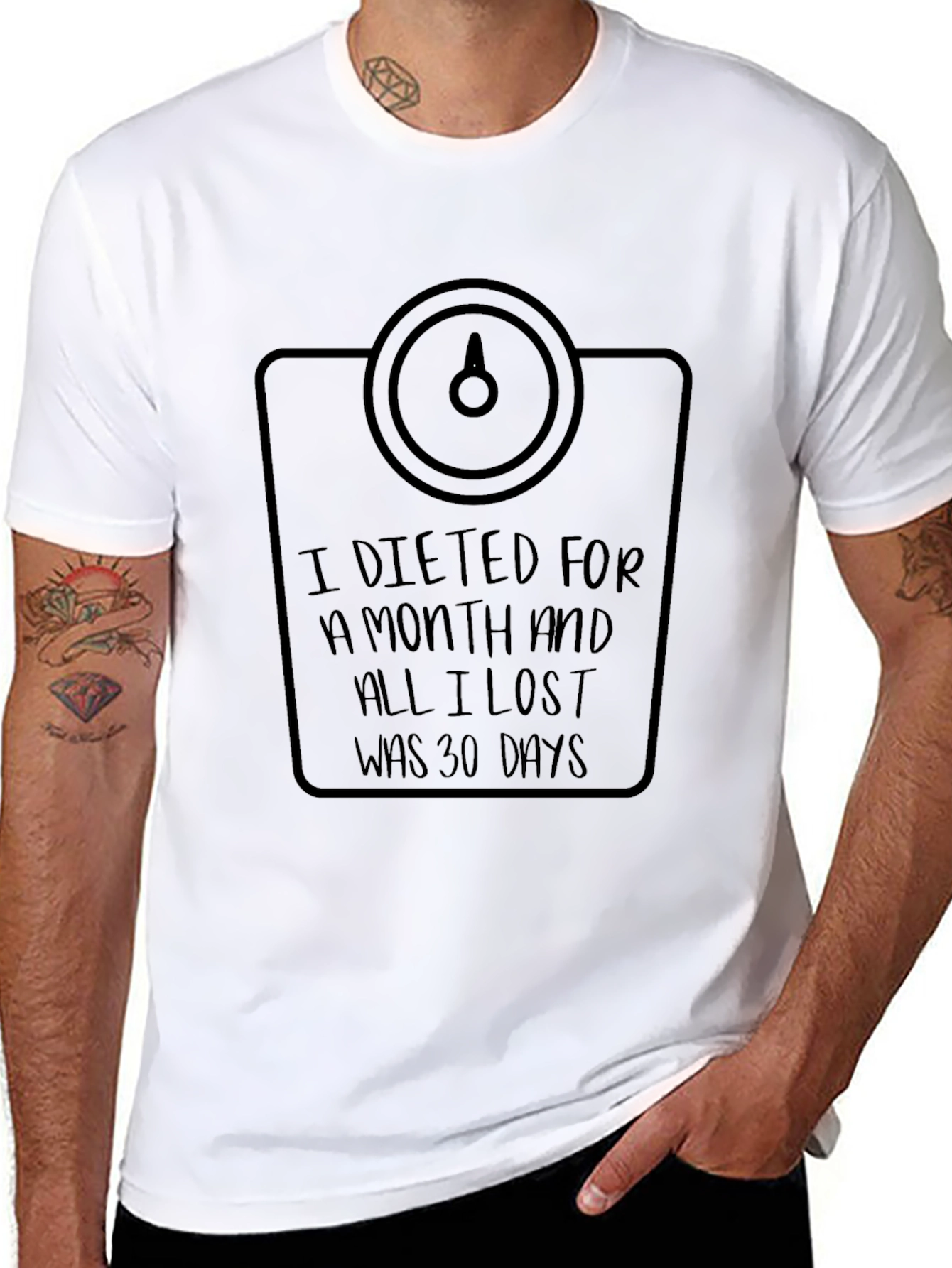 Dieted for a Month Graphic T-Shirt