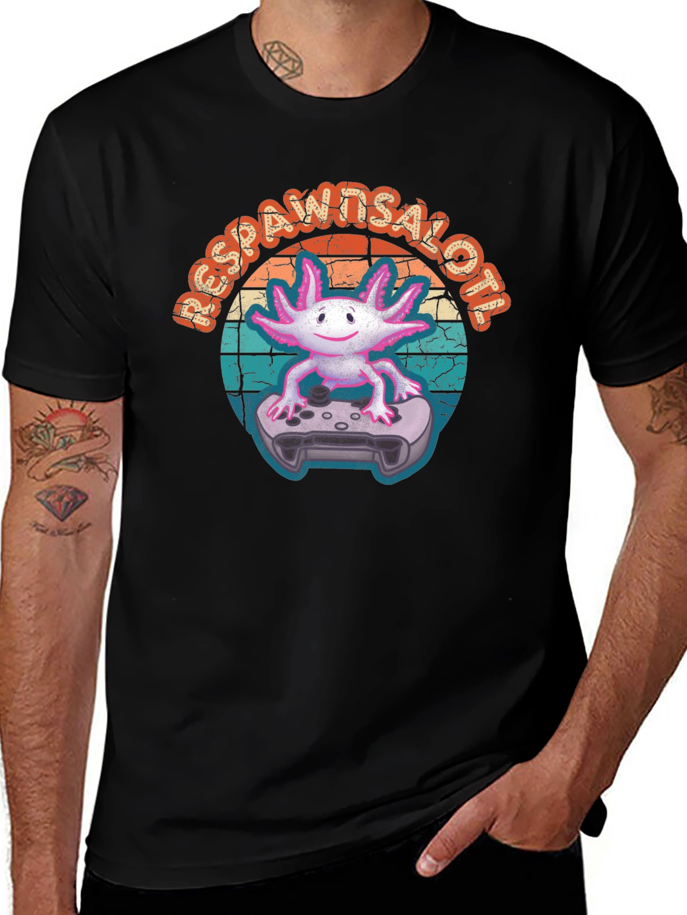 Respawn Axolotl Gamer T-Shirt