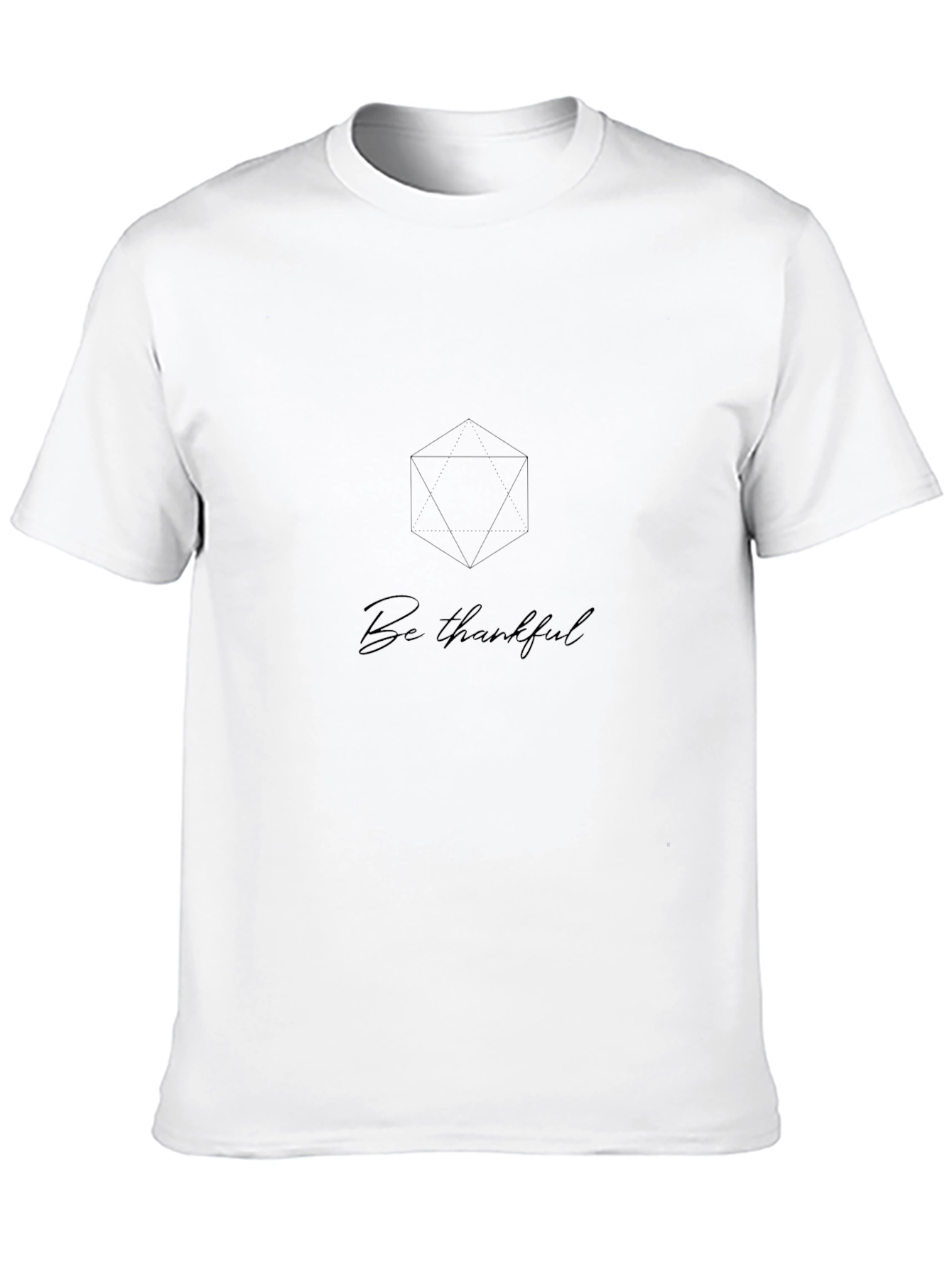 Be Thankful Black Graphic Tee