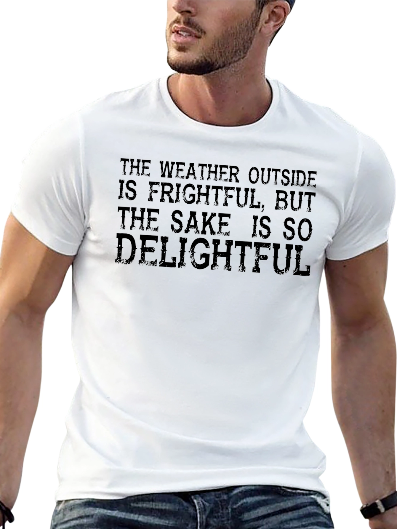 Frightful Weather Delightful Sake Graphic T-Shirt