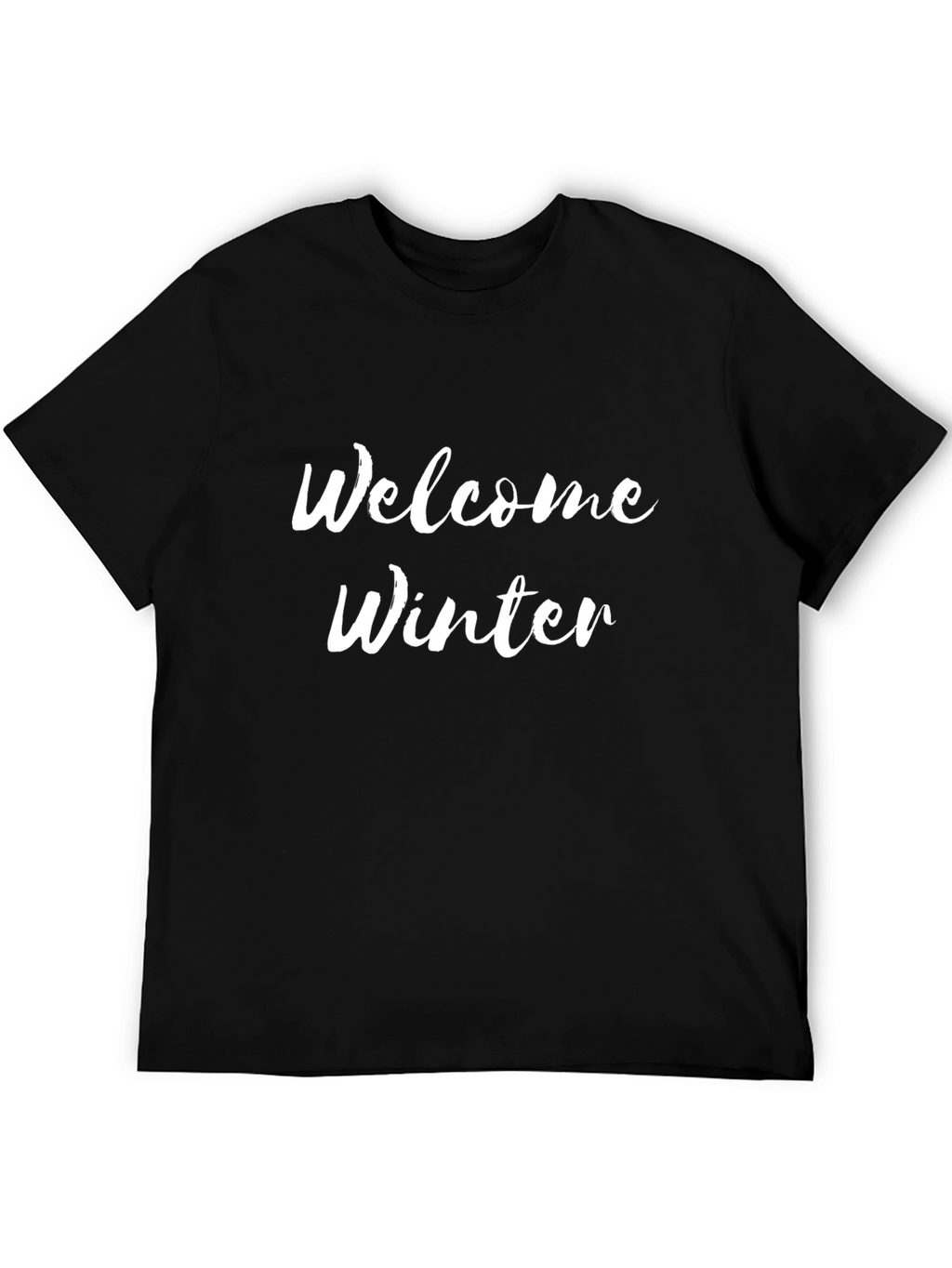 Welcome Winter Black T-Shirt