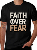 Faith Over Fear Graphic Tee - Christian T-Shirt