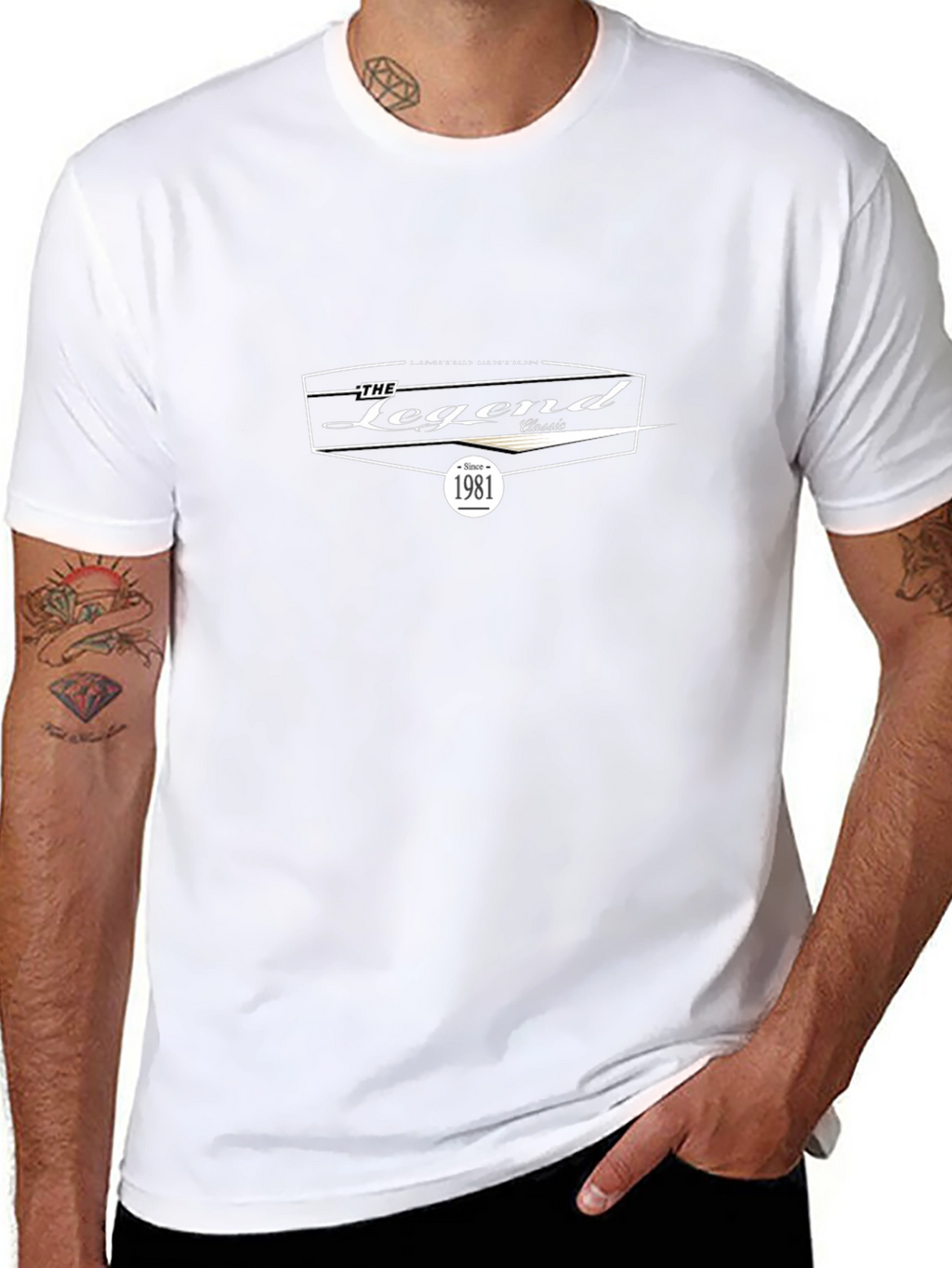 The Legend Classic 1981 Black T-Shirt