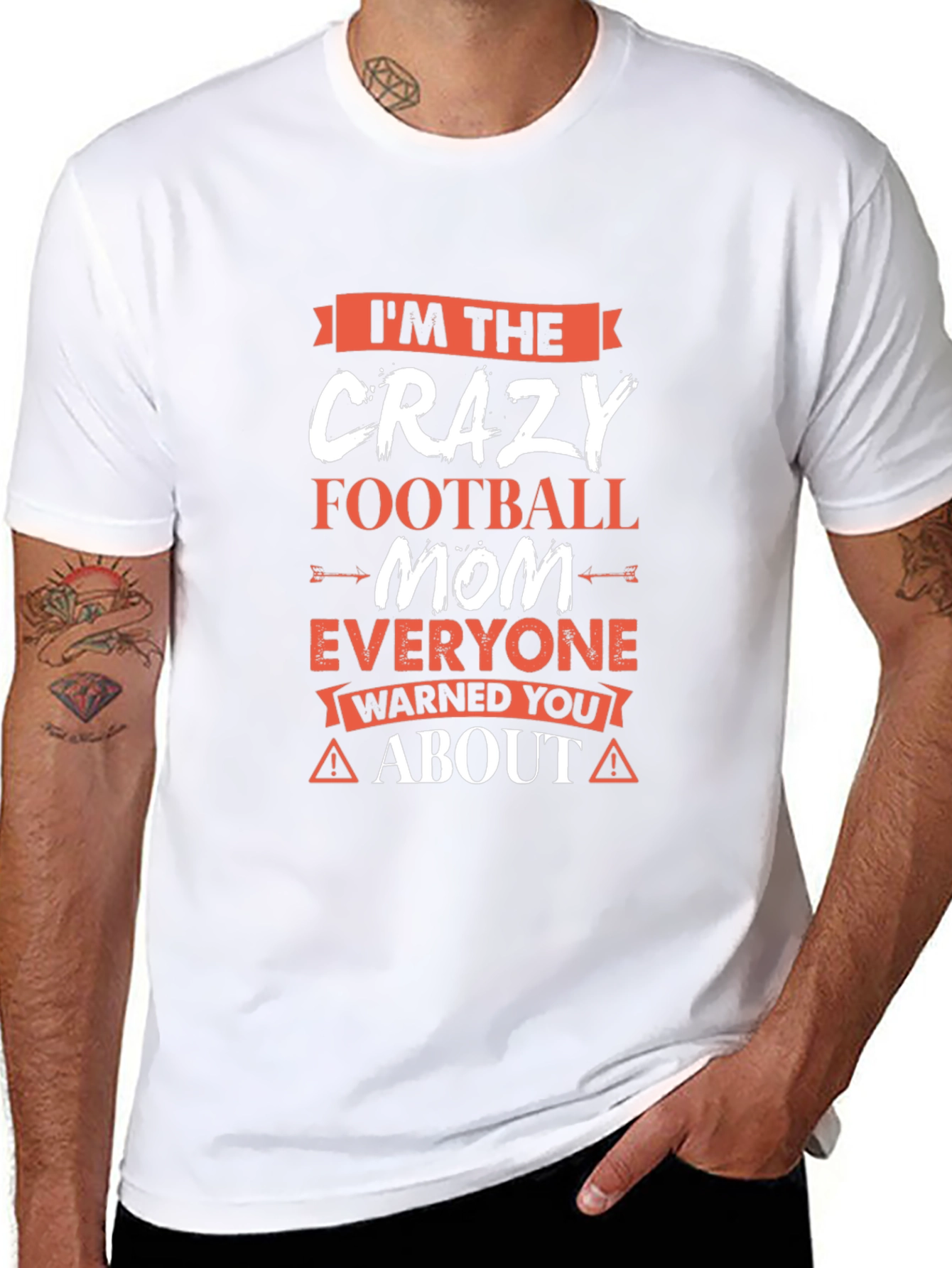 Crazy Football Mom T-Shirt