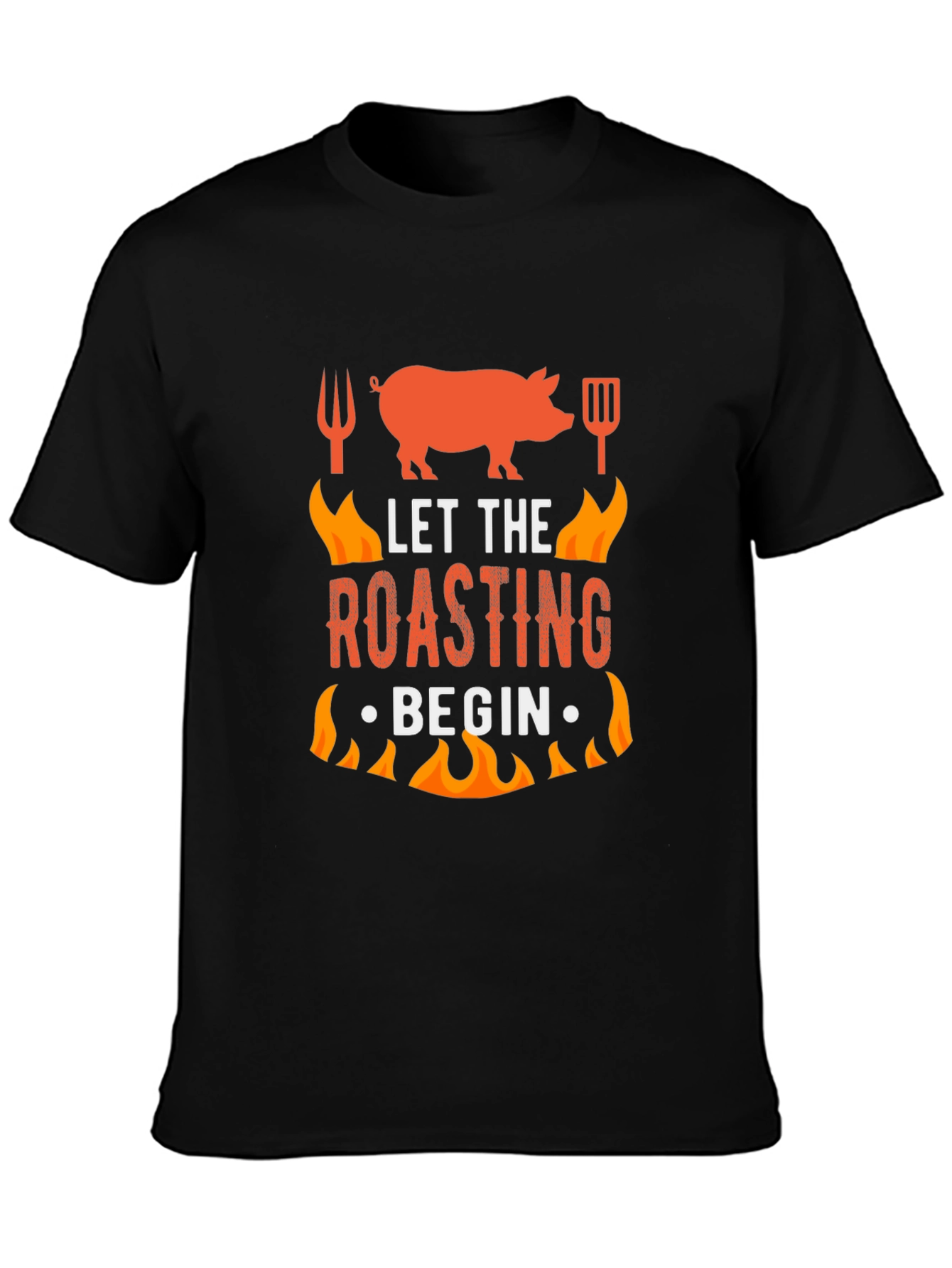 Let the Roasting Begin Pig BBQ T-Shirt