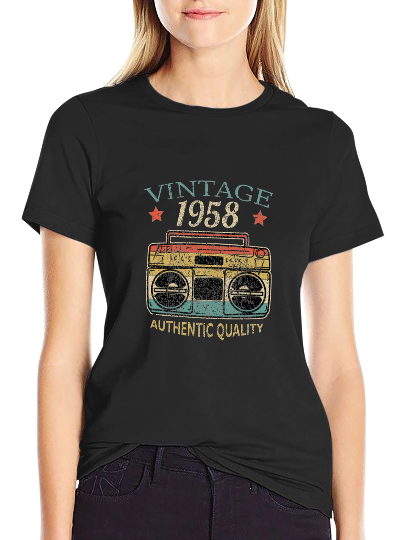 Vintage 1958 Radio Graphic T-Shirt