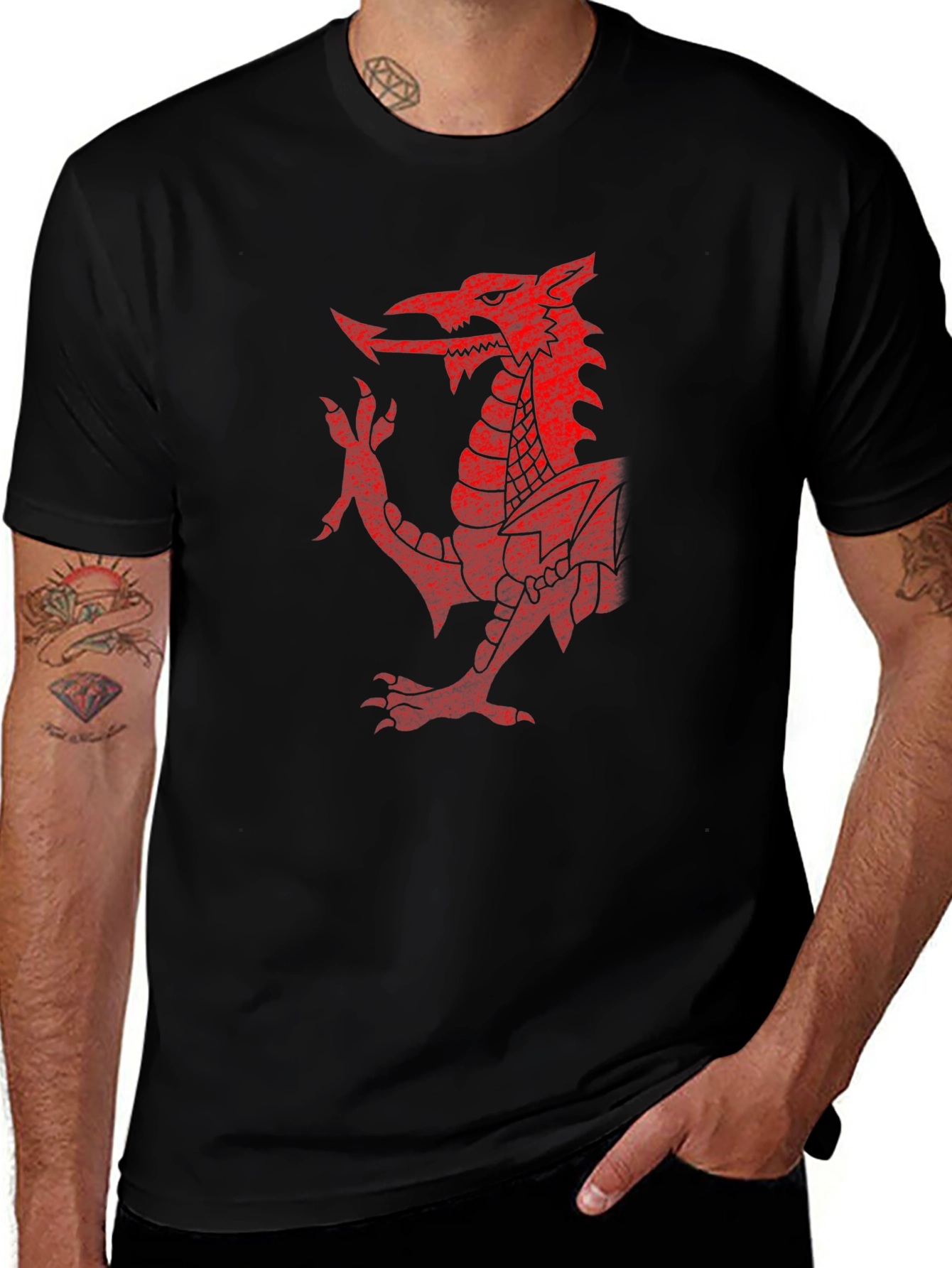 Welsh Dragon T-Shirt - Red Dragon of Wales