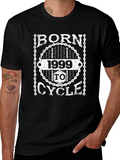 Born 1999 To Cycle Black Graphic Tee