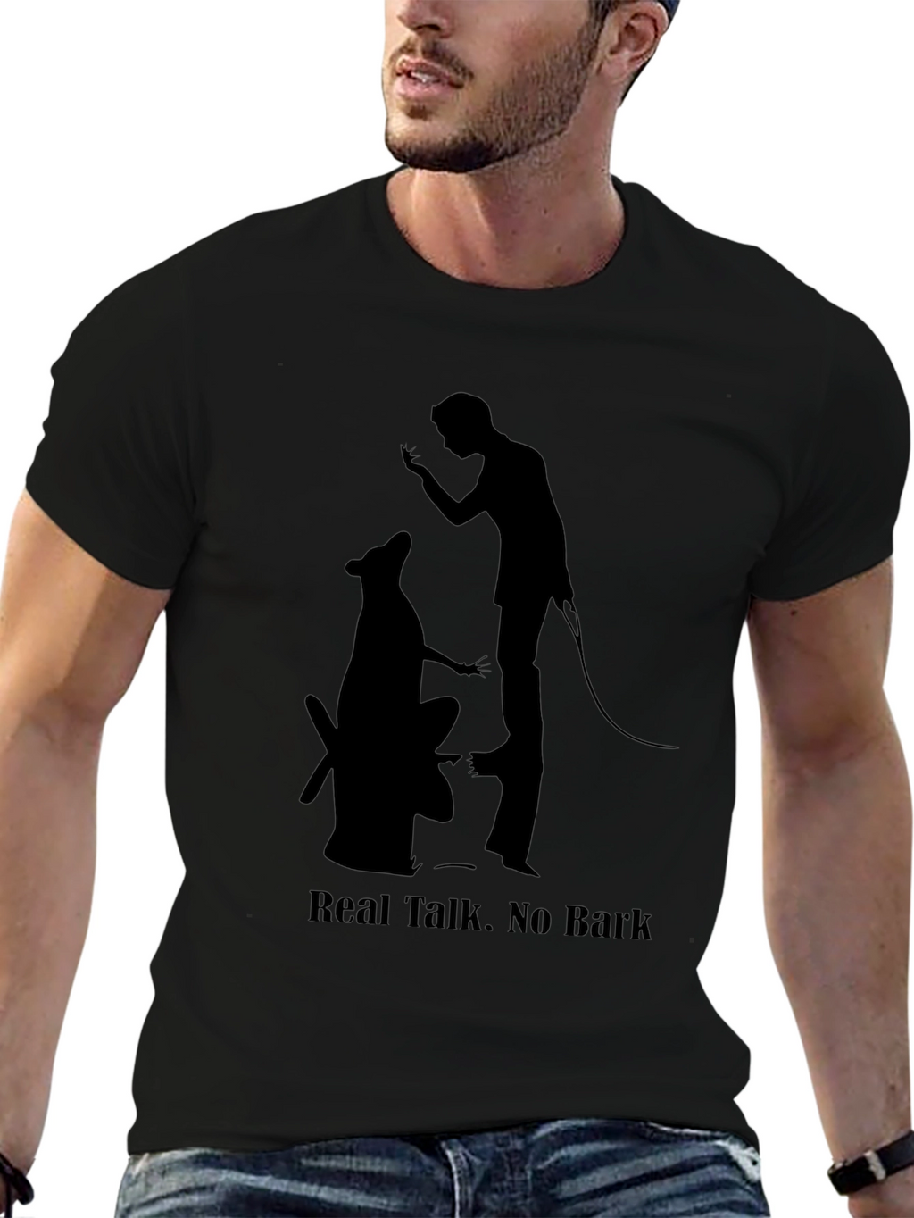 Real Talk No Bark Graphic Tee