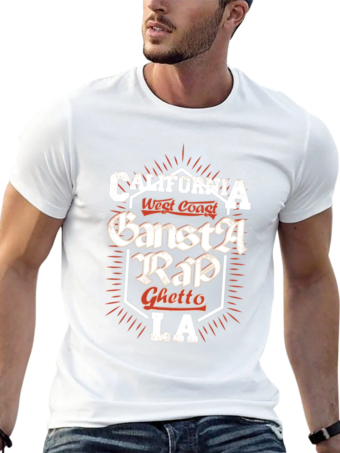 California Gangsta Rap Graphic Tee