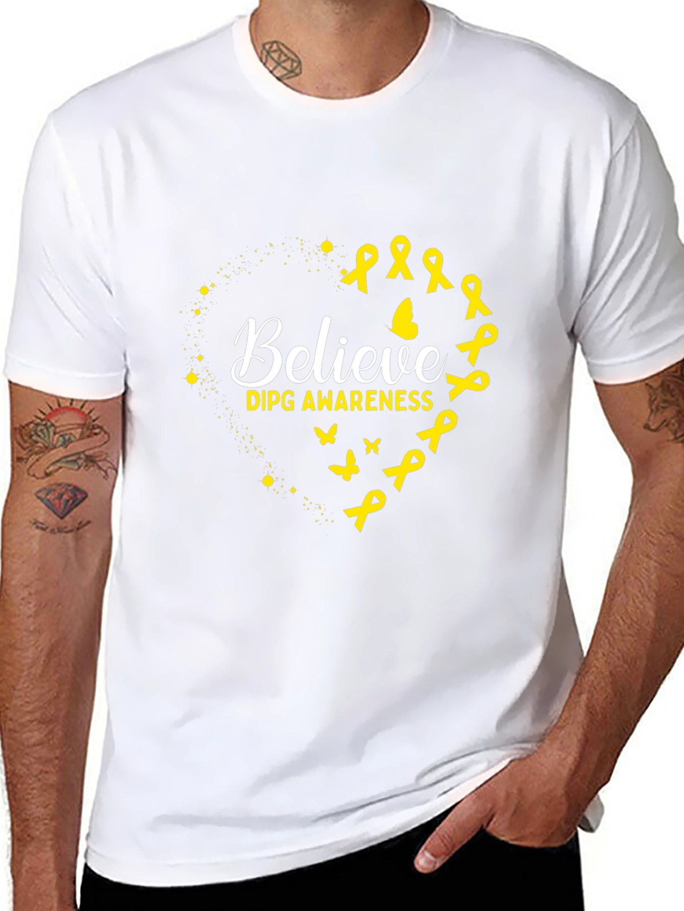 Believe DIPG Awareness Graphic Tee