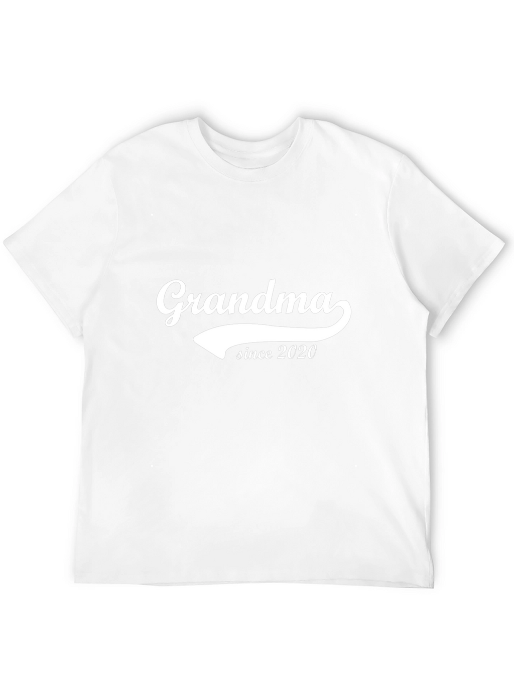 Grandma Since 2020 Black Graphic T-Shirt