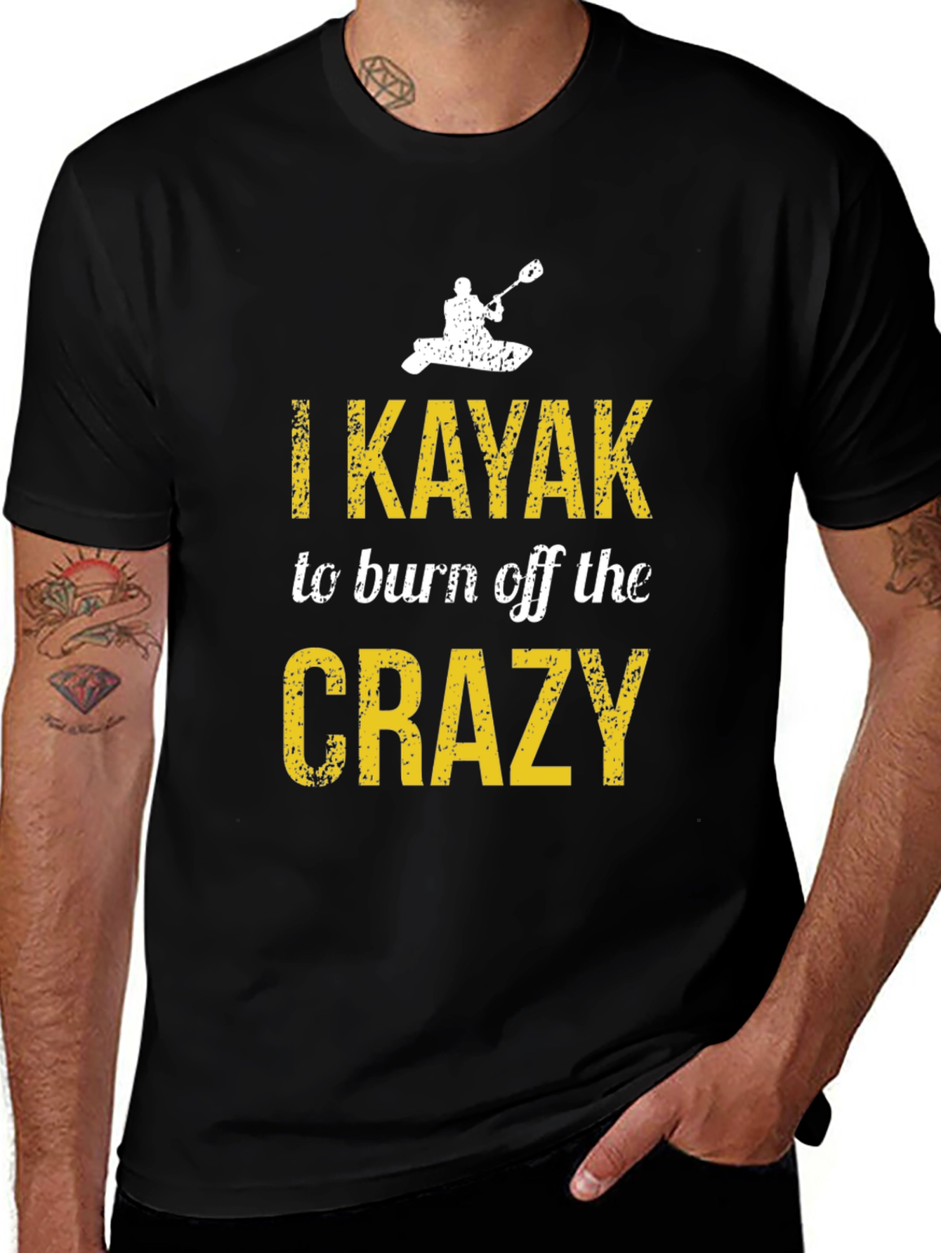 I Kayak to Burn Off the Crazy T-Shirt