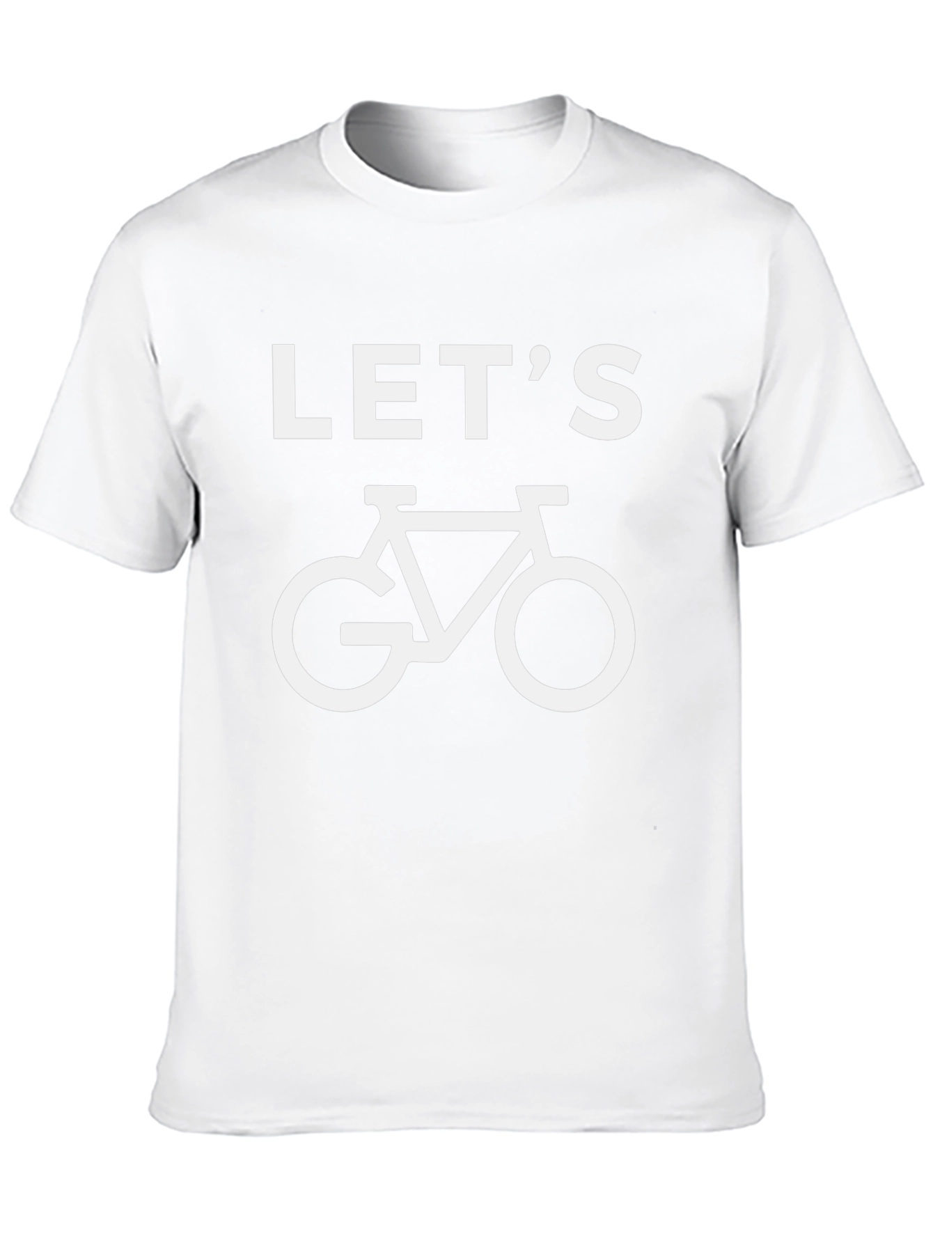 Lets Go Bike Ride T-Shirt - Black Cotton Tee