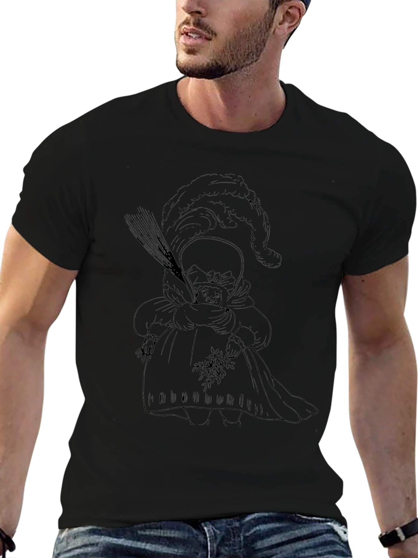 Whimsical Doll Graphic T-Shirt - Unique Design