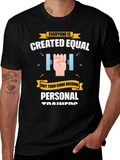 Personal Trainer T-Shirt - Created Equal Design