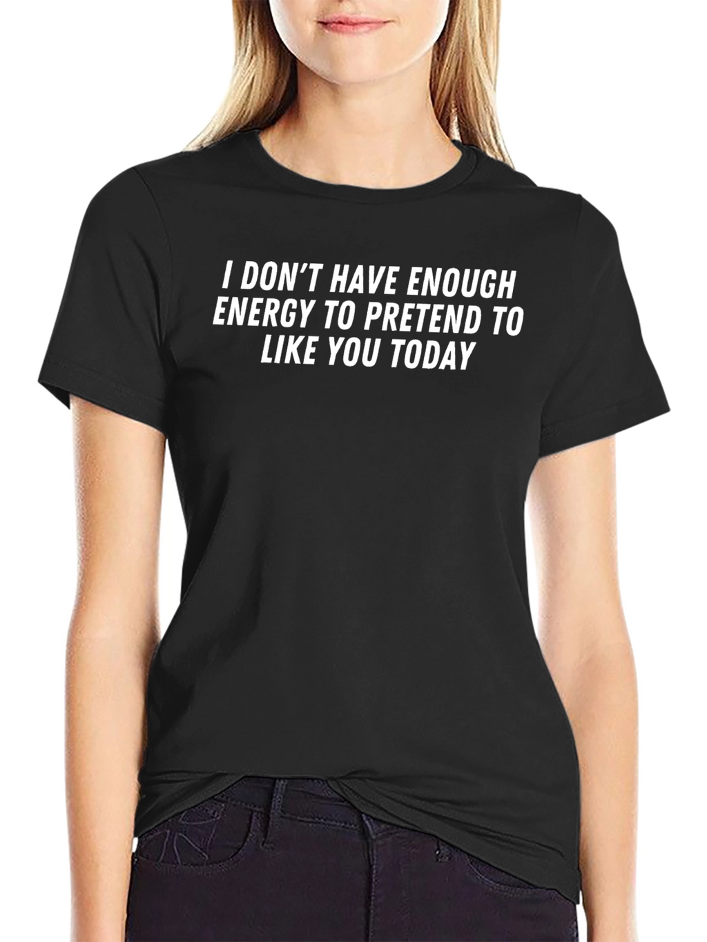Funny Sarcastic T-Shirt - Low Energy Humor Tee