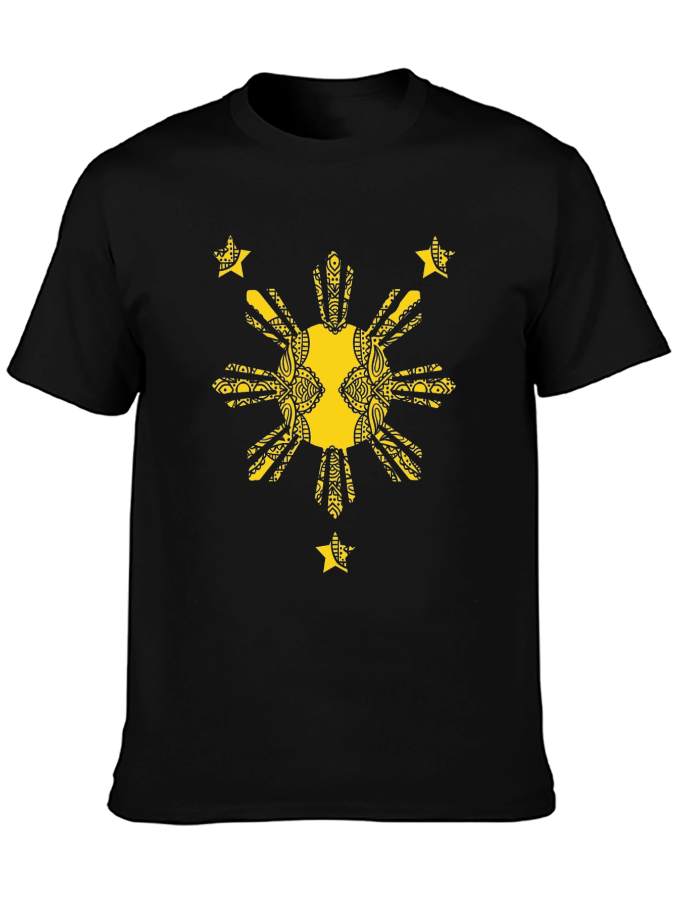 Filipino Pride Graphic Tee - Black
