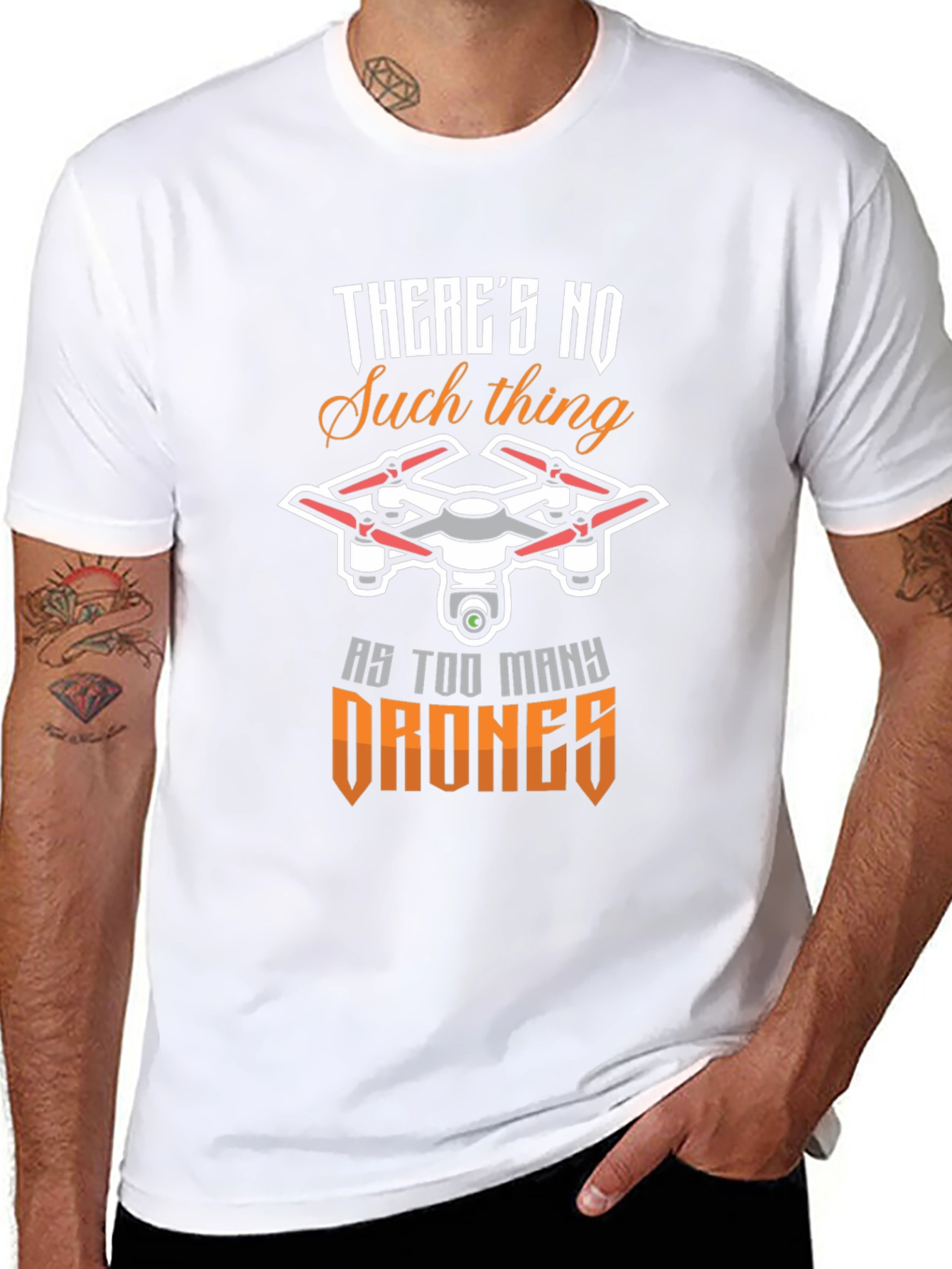 Drone Enthusiast T-Shirt - Too Many Drones!