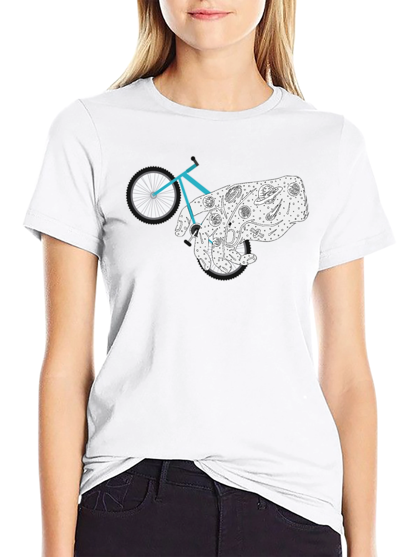 Cosmic Ride Graphic Tee - Black