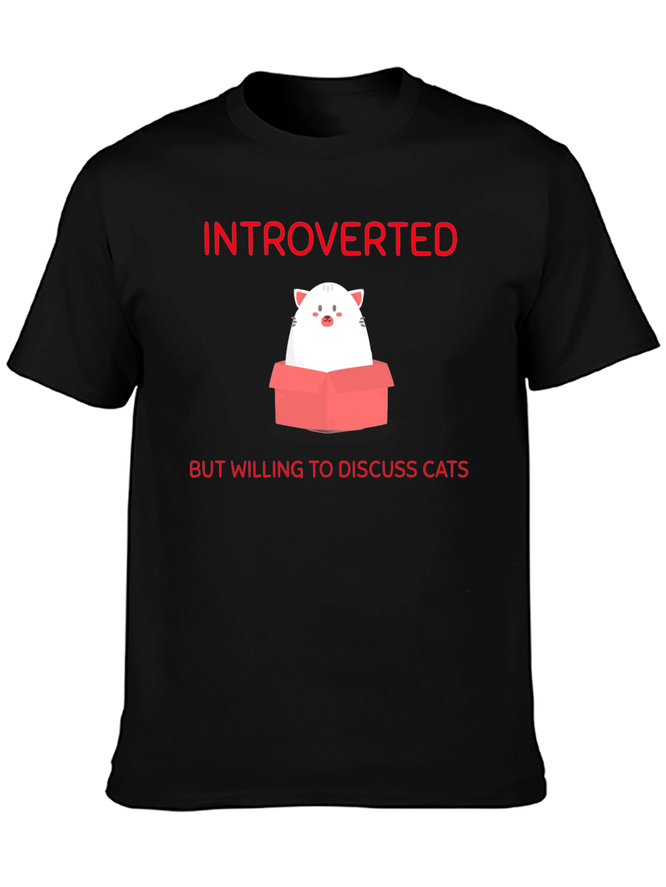Introverted Cat Lover T-Shirt