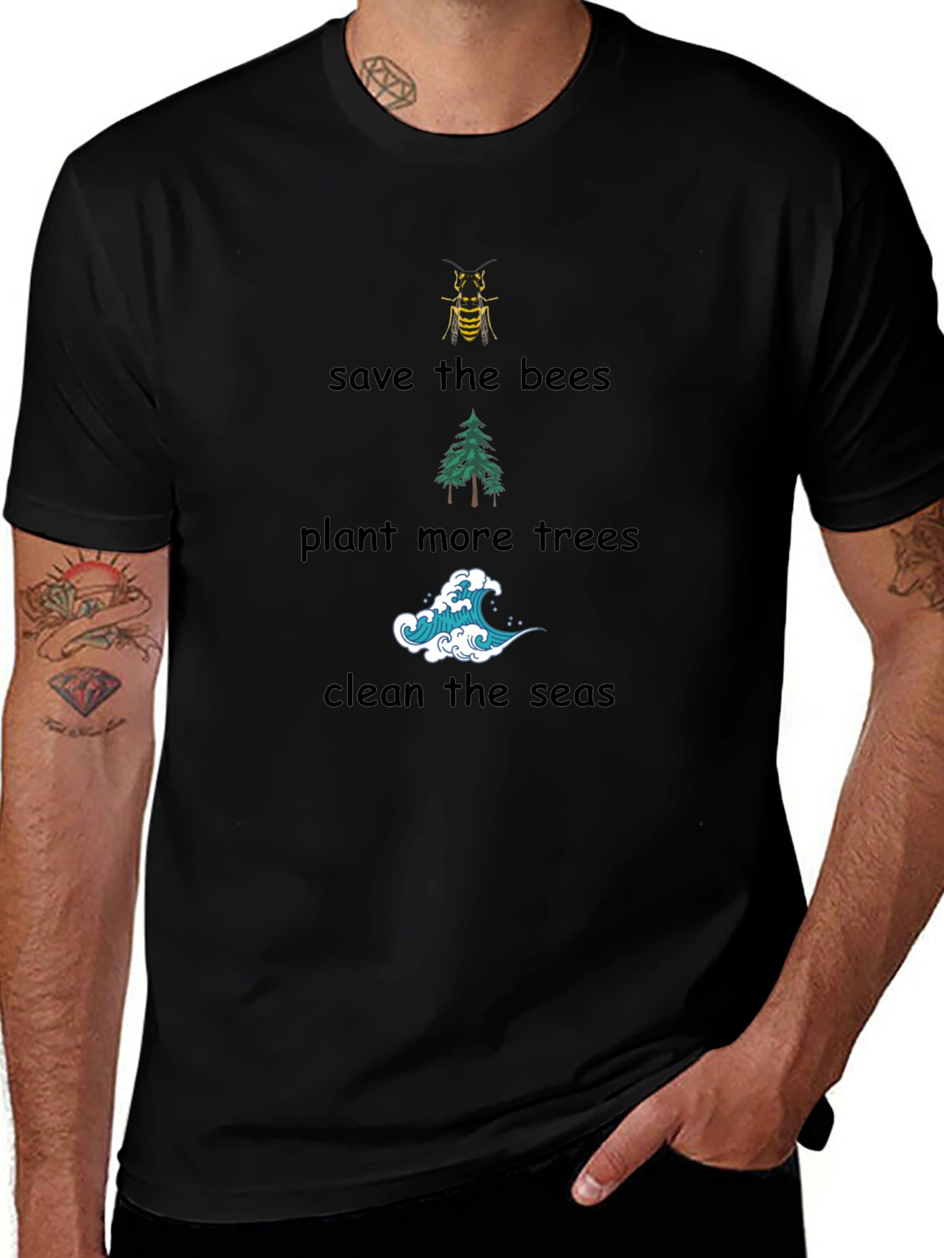 Save The Bees Graphic T-Shirt