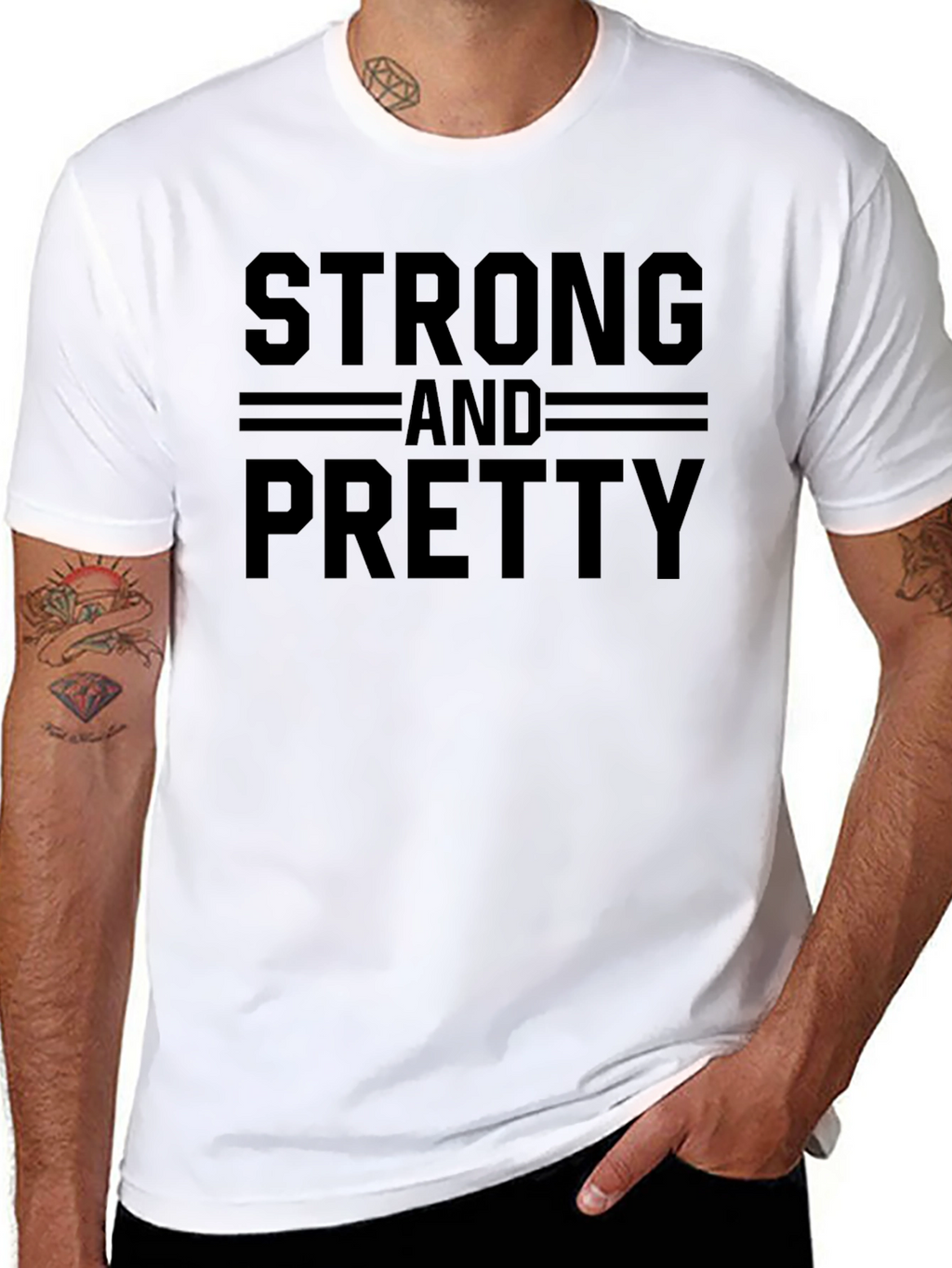 Strong and Pretty Graphic T-Shirt