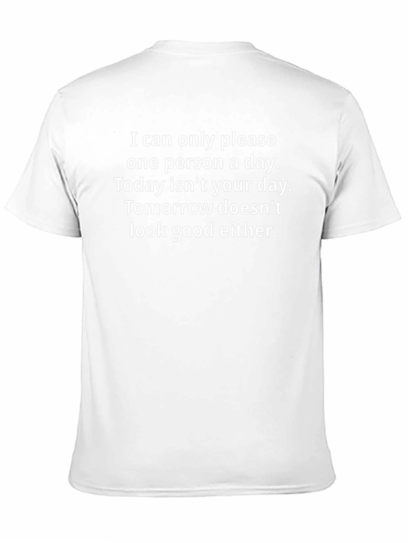 Humorous T-Shirt: One Person a Day
