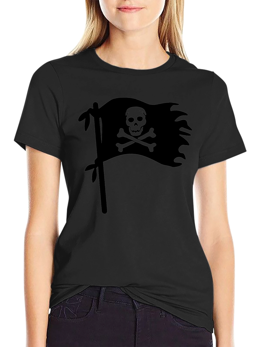 Pirate Flag Black T-Shirt