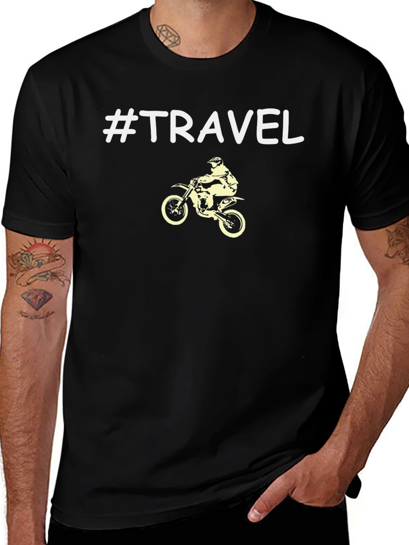 #Travel Motocross T-Shirt - Adventure Rider Tee