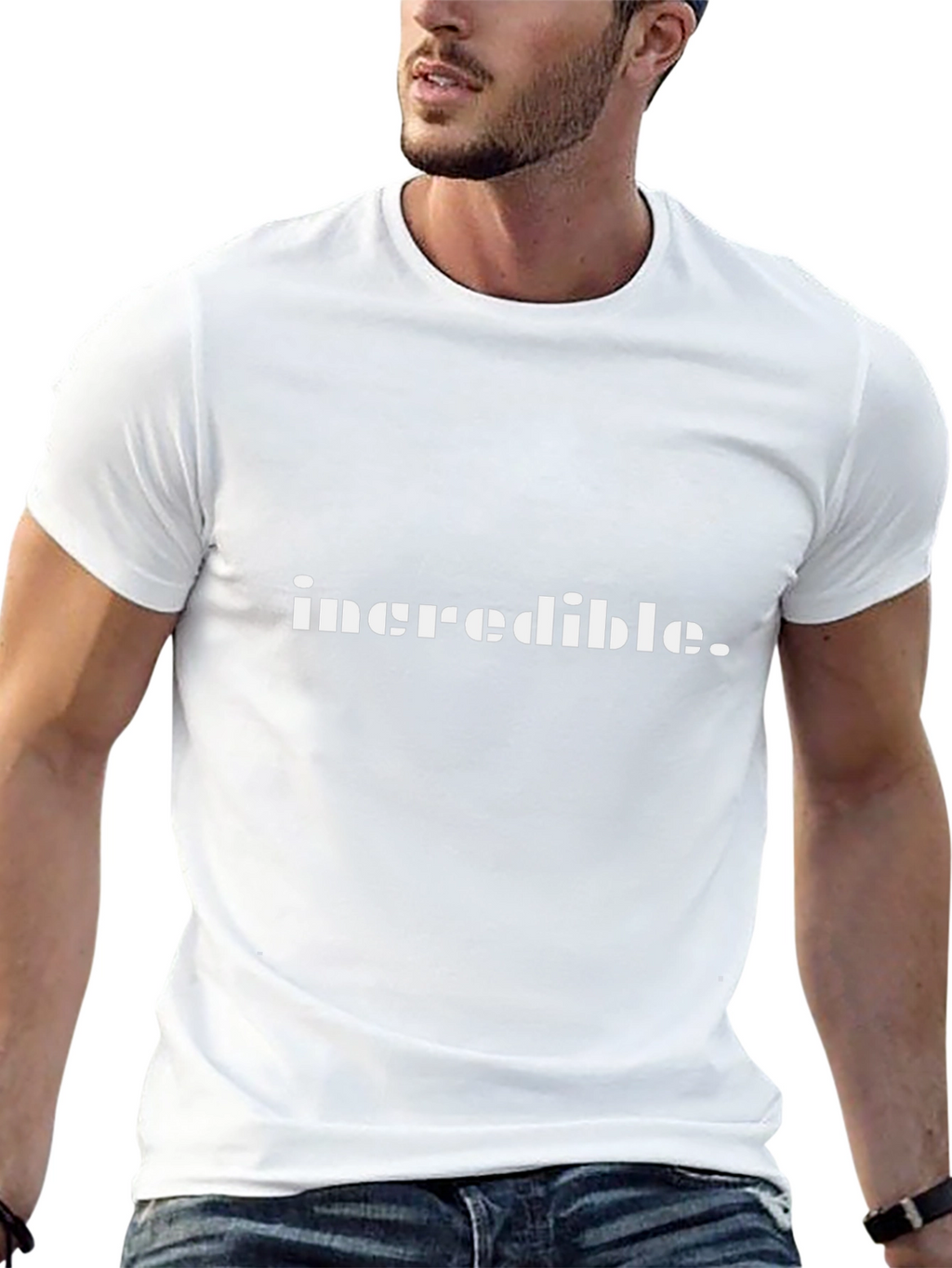 Incredible Graphic Tee - Black Cotton T-Shirt