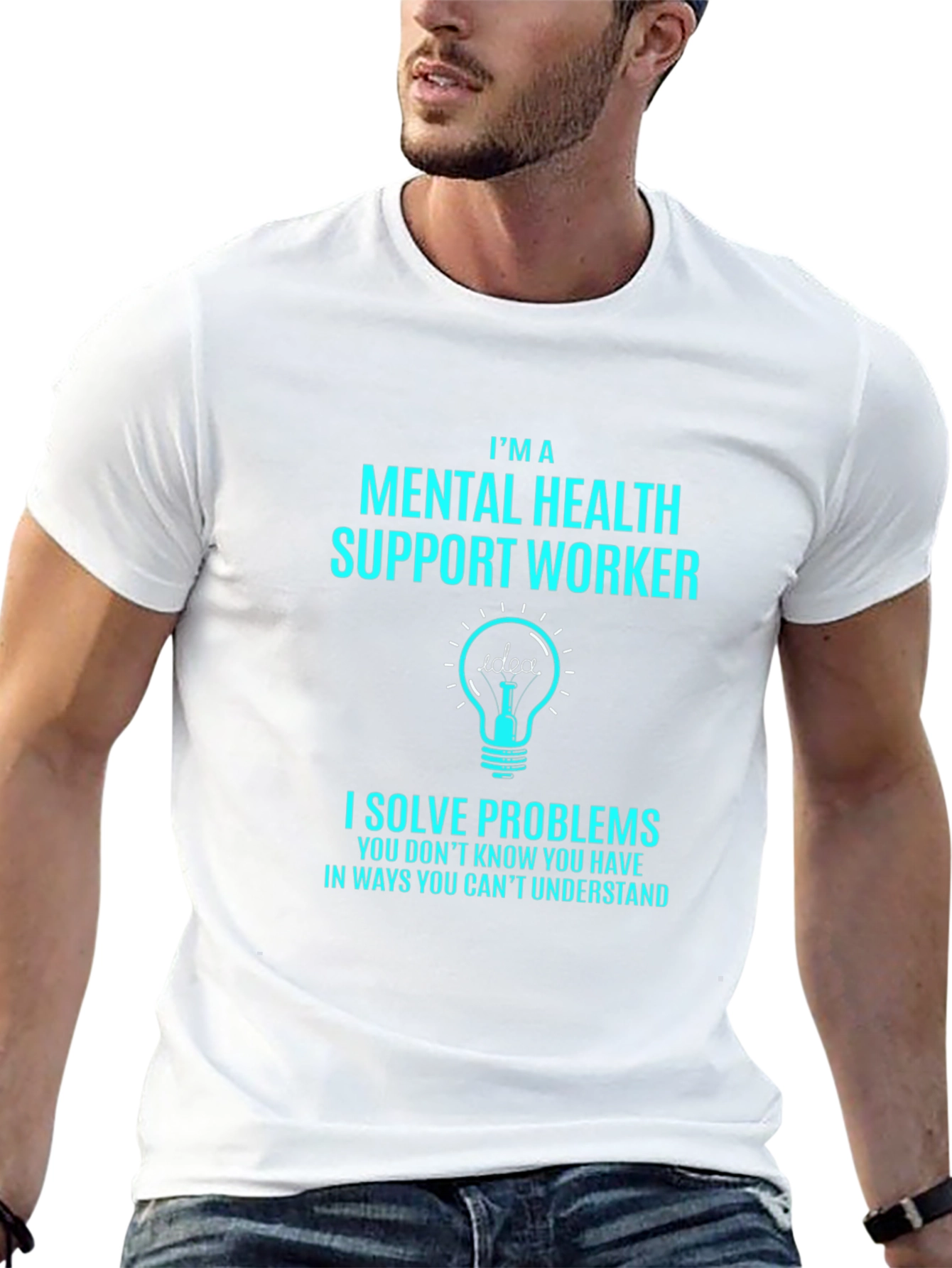 Mental Health Support Worker T-Shirt - Solve Problems