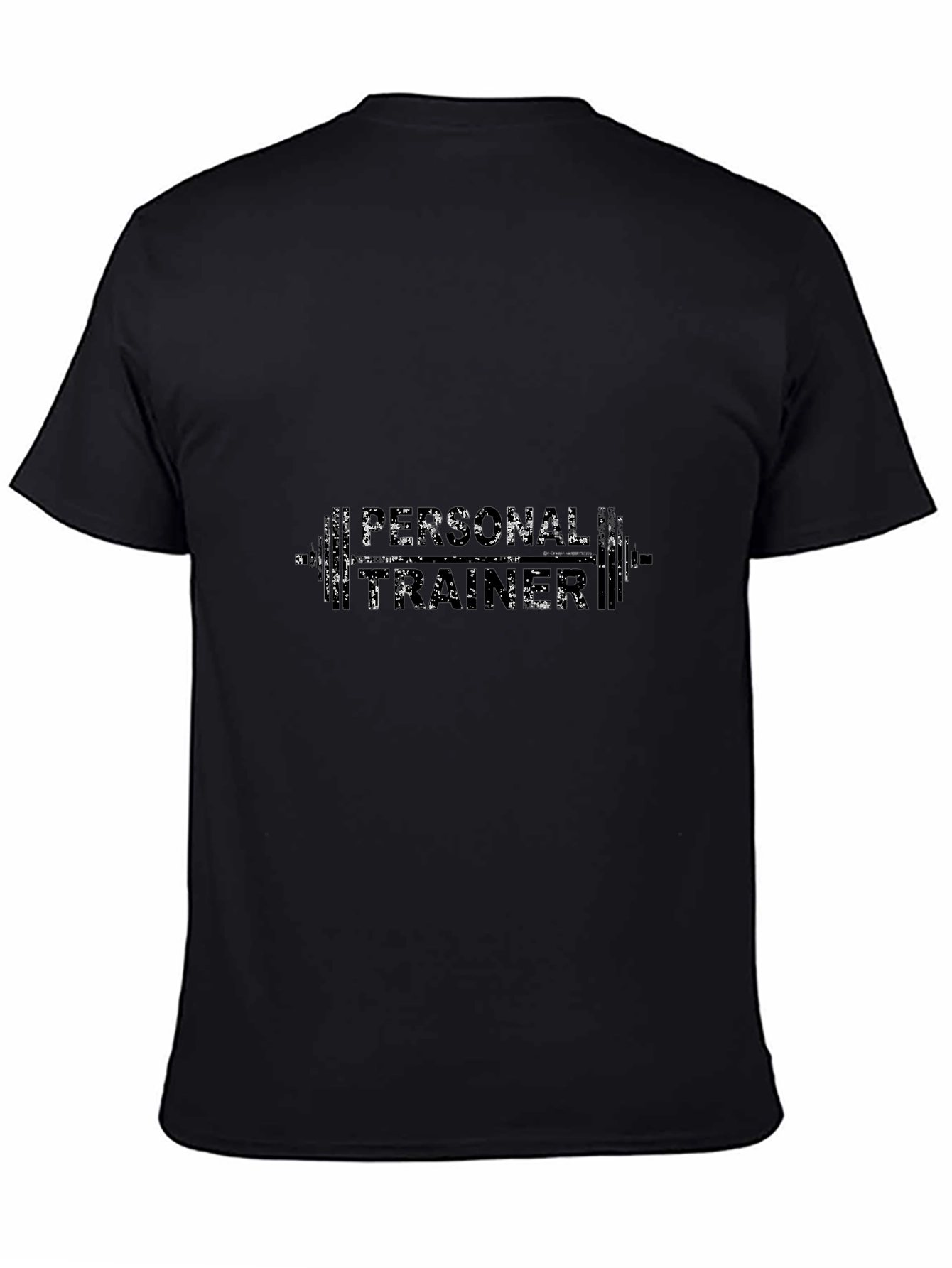 Personal Trainer Black T-Shirt - Fitness Gym Apparel