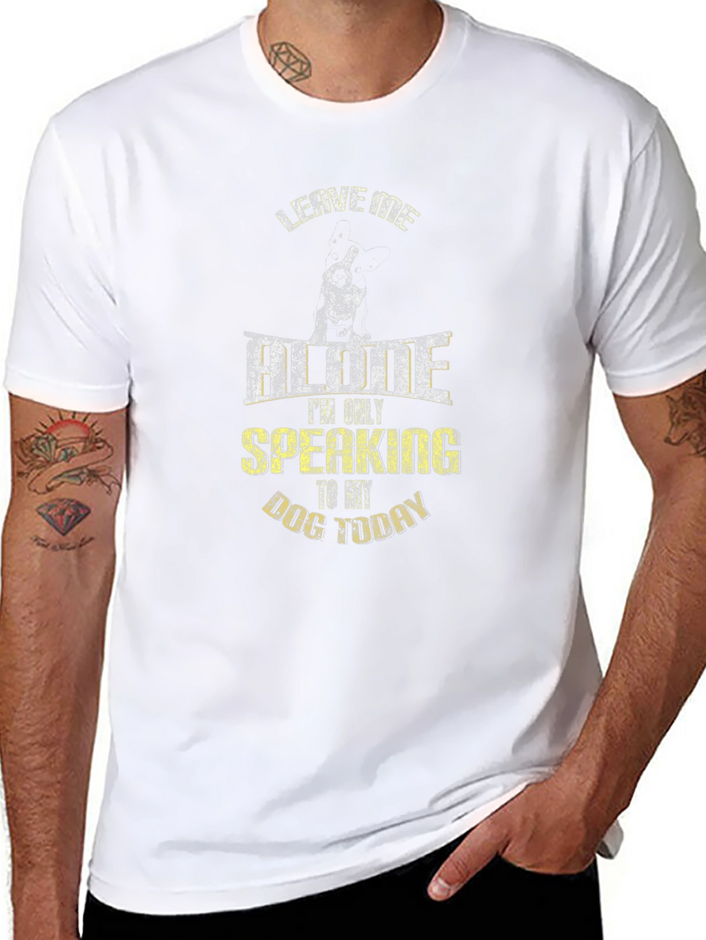 Leave Me Alone Dog Lover T-Shirt