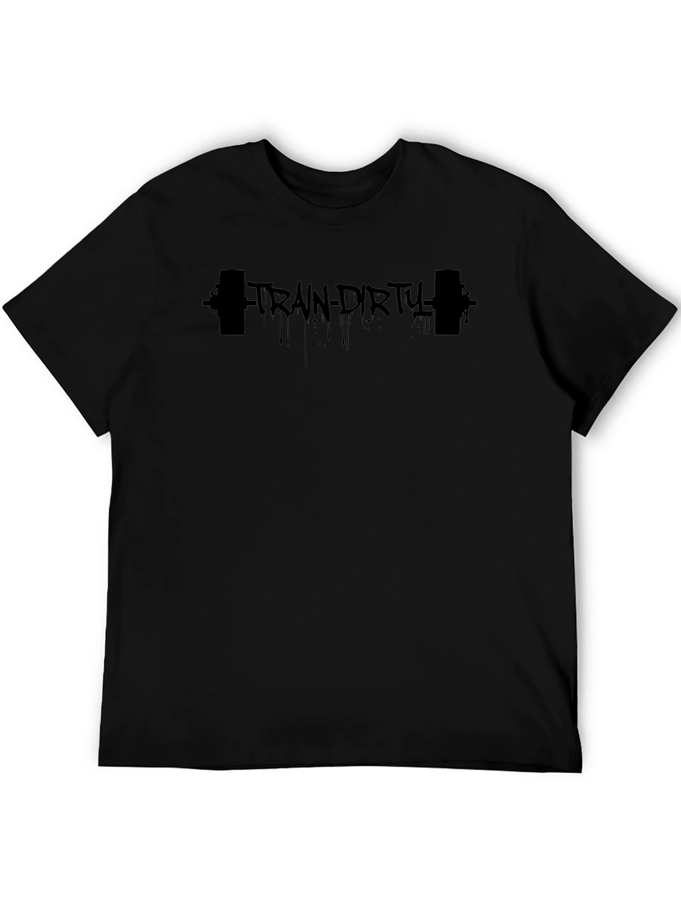 Train Dirty Black Graphic Tee