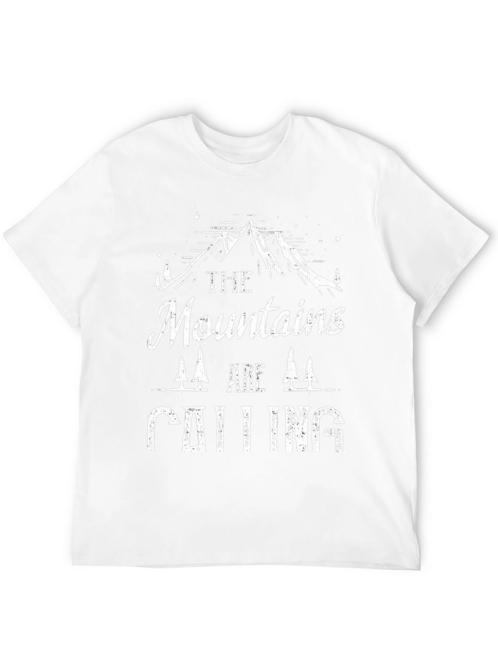 Mountains Calling Graphic Tee - Black
