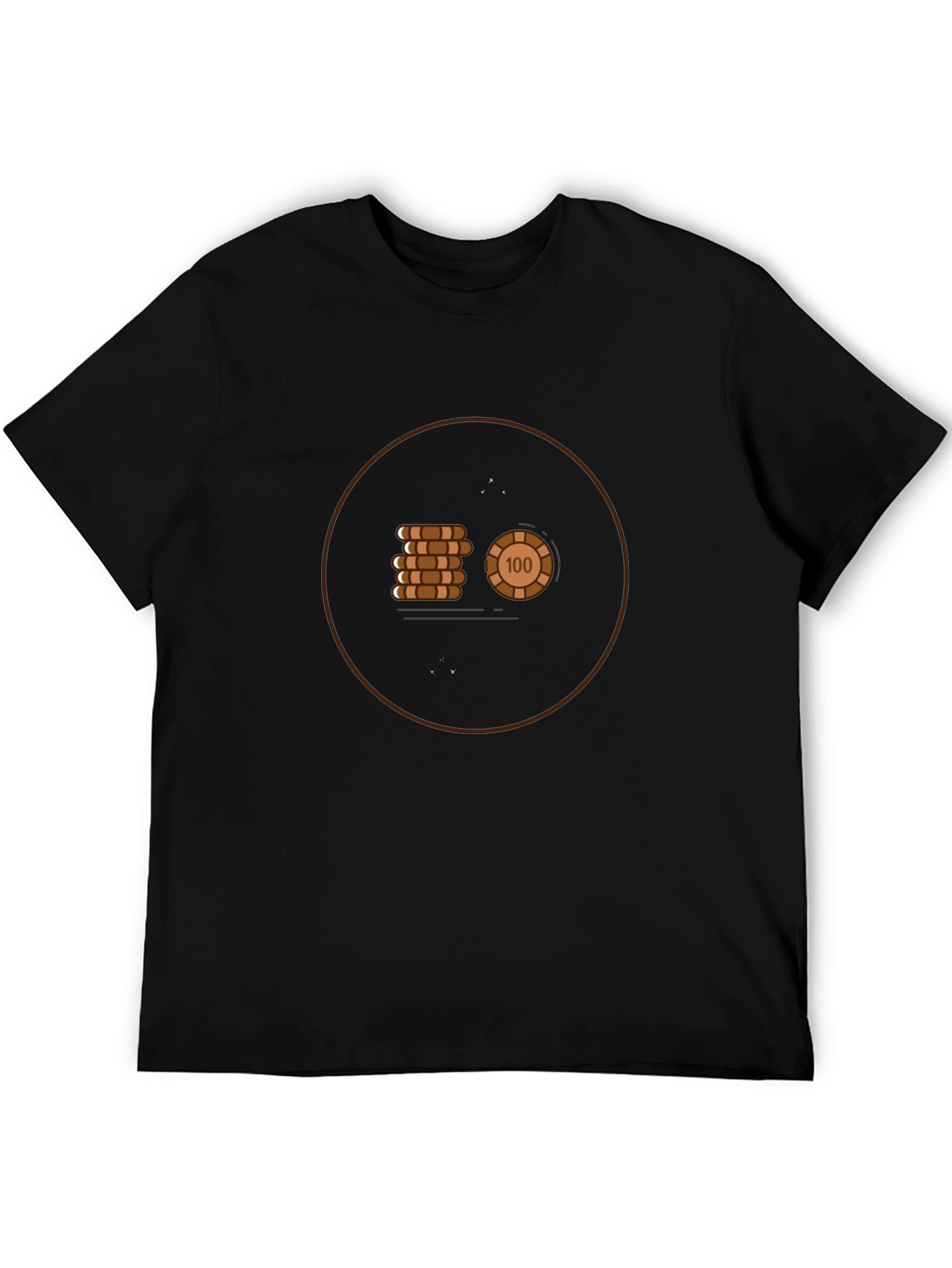 Poker Chip Graphic Tee - Cool Casino Style