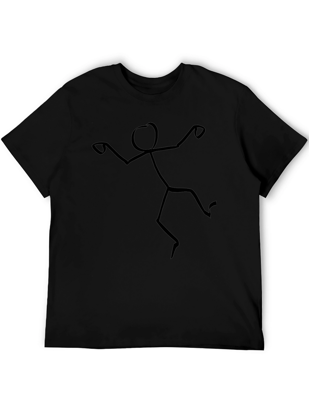 Funny Stick Figure Graphic Tee - Soft Cotton T-Shirt