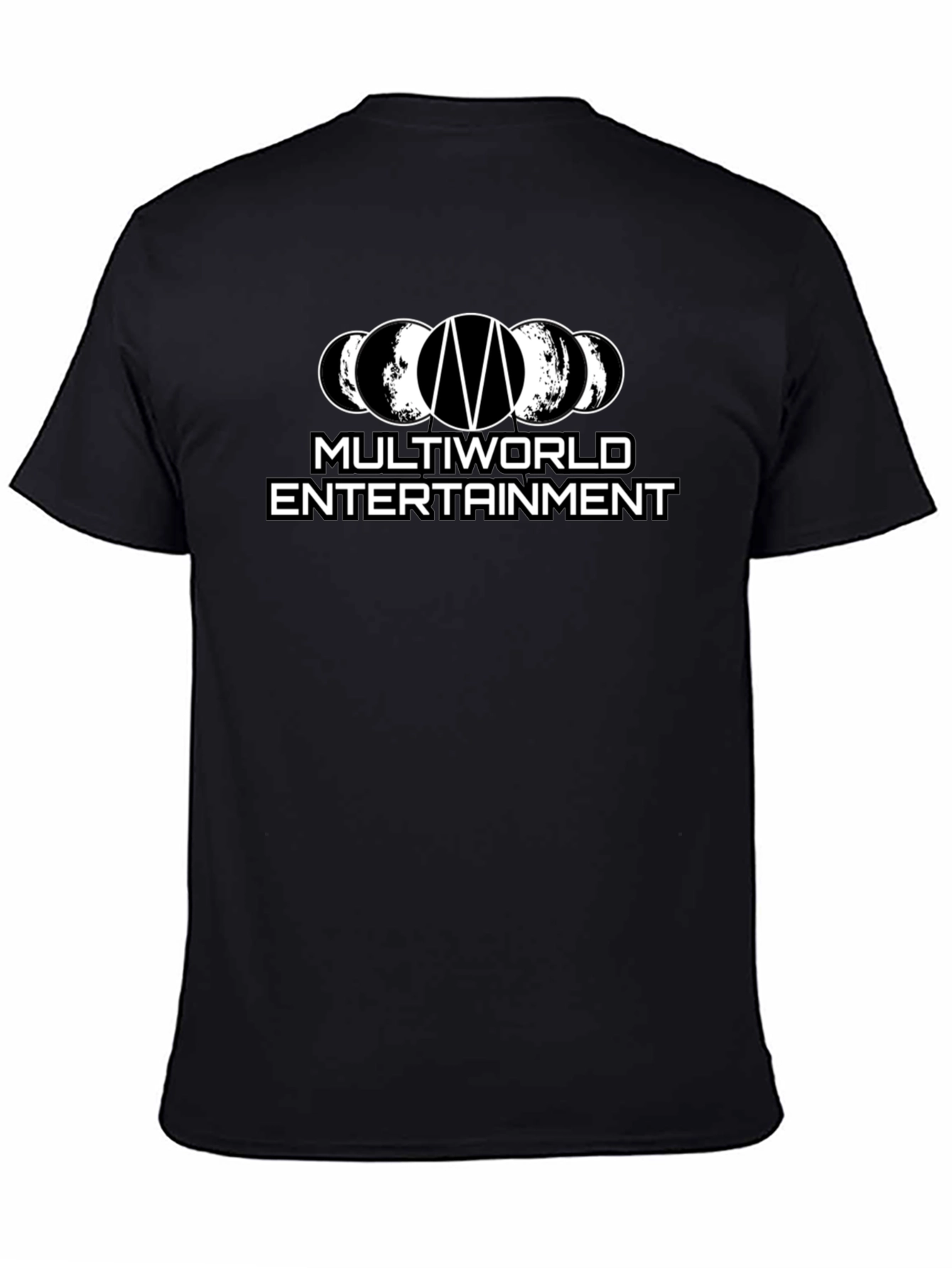 Multiverse Entertainment Black Graphic Tee