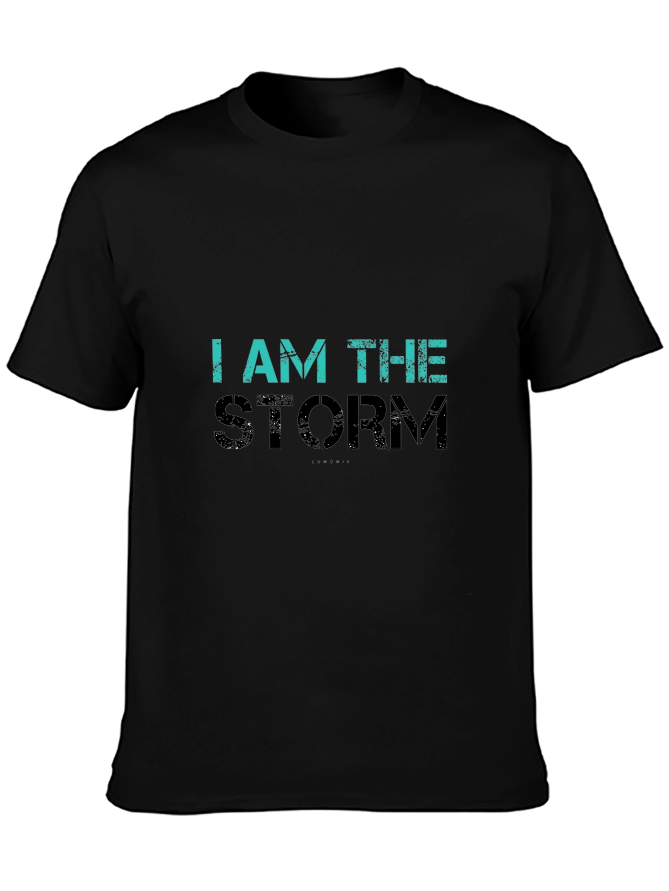 I Am The Storm Graphic Tee - Black Cotton