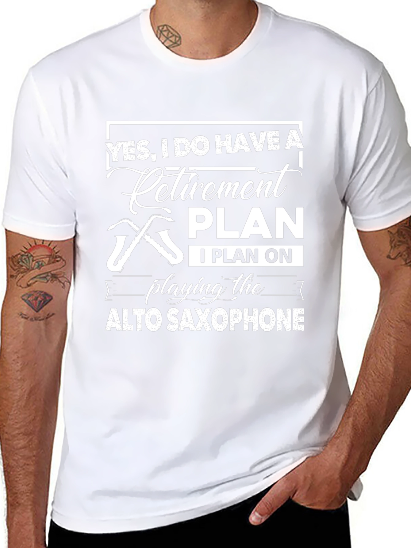 Retirement Plan Saxophone T-Shirt