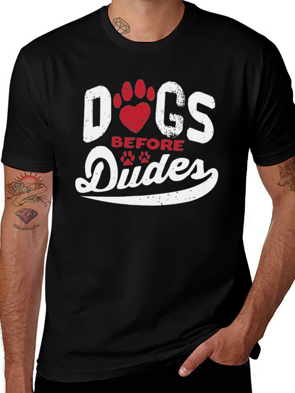 Dogs Before Dudes Graphic Tee